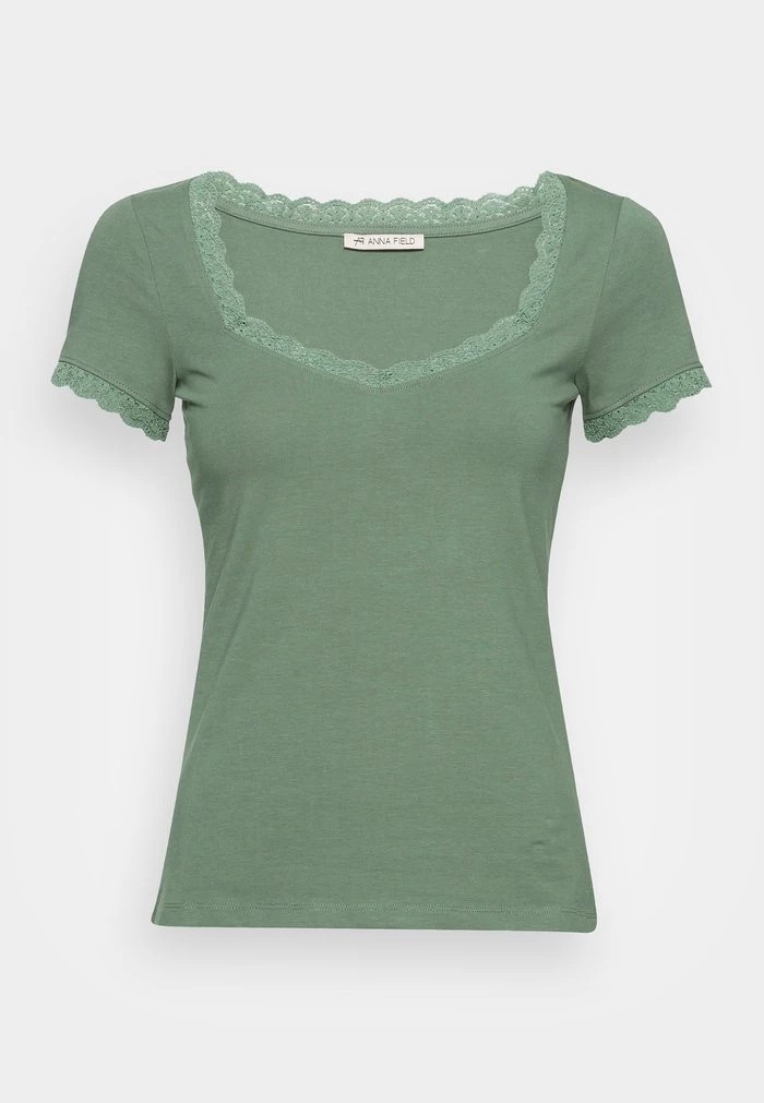 T-Shirt ANNA FIELD Anna Field Basic T-shirt Menthe Femme | HVJ-4044771